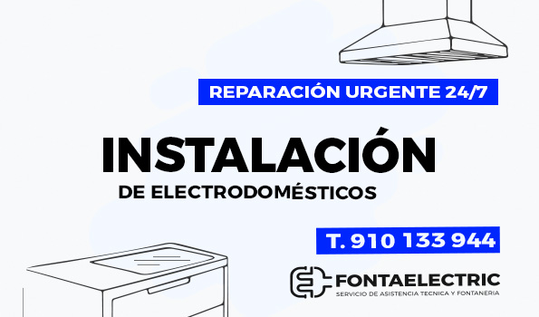 Instalación de electrodomésticos en Palacio