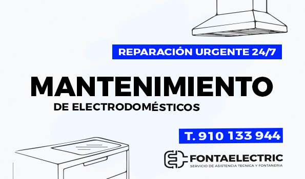 Mantenimiento de electrodomésticos Fuencarral